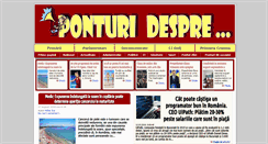 Desktop Screenshot of ponturidespre.ro