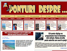 Tablet Screenshot of ponturidespre.ro